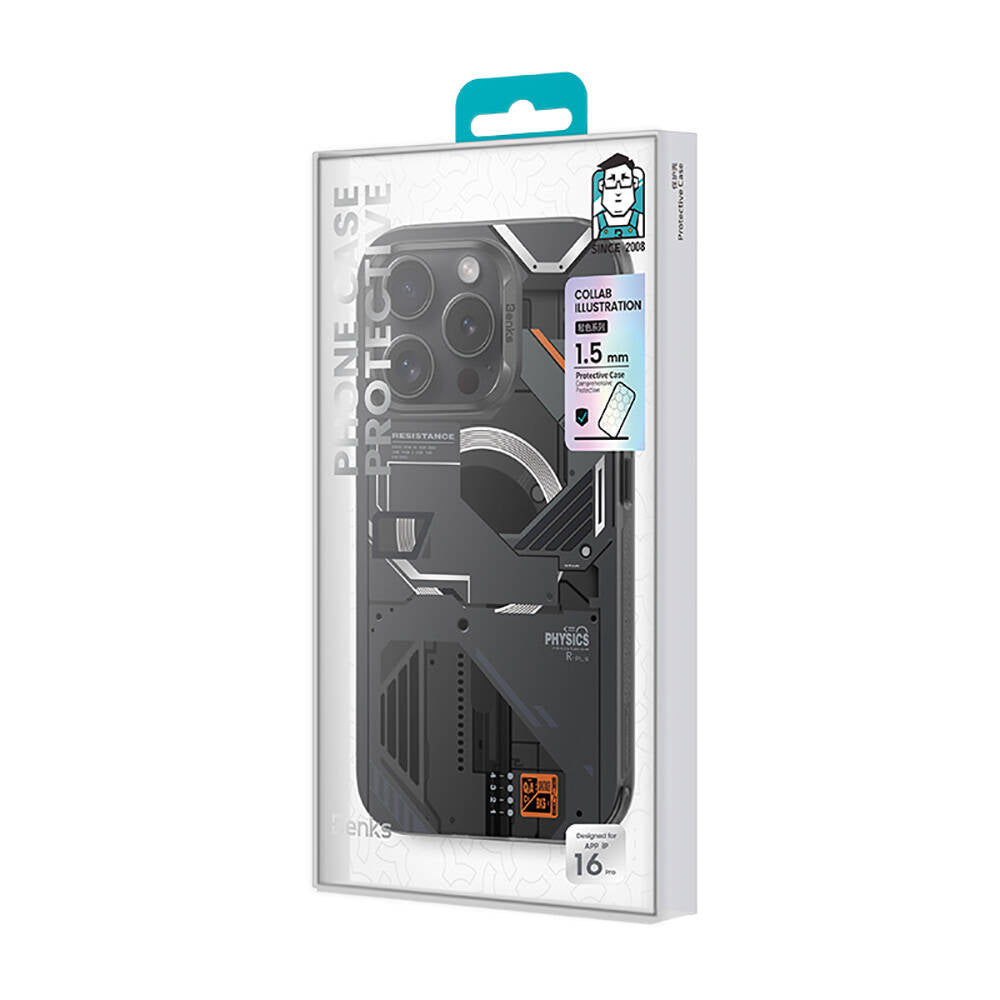 Benks Perspective Serisi iPhone 16 Pro Max M-safe Şarj Özellikli Mekanik Tasarımlı Kılıf Benks Perspective Serisi iPhone 16 Pro Max M-safe Şarj Özellikli Mekanik Tasarımlı Kılıf